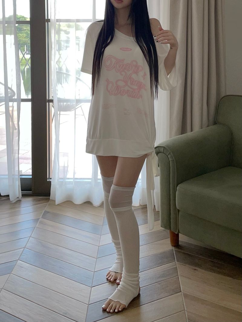 coloring knee socks(2 color)
