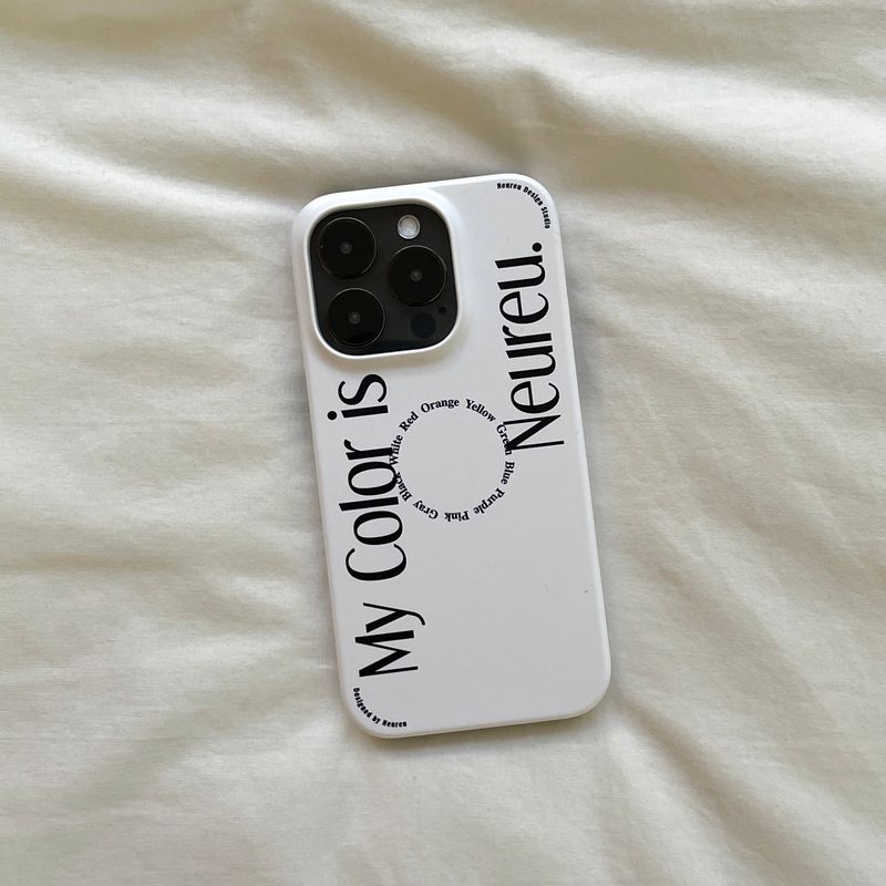 My Color Case (White Slim Hard)