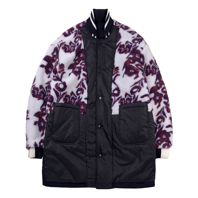 C.O.M.E（シーオーエムイー）の「Reversible Faux Fur Varsity Collar Coat（Jackets/Outerwear）」