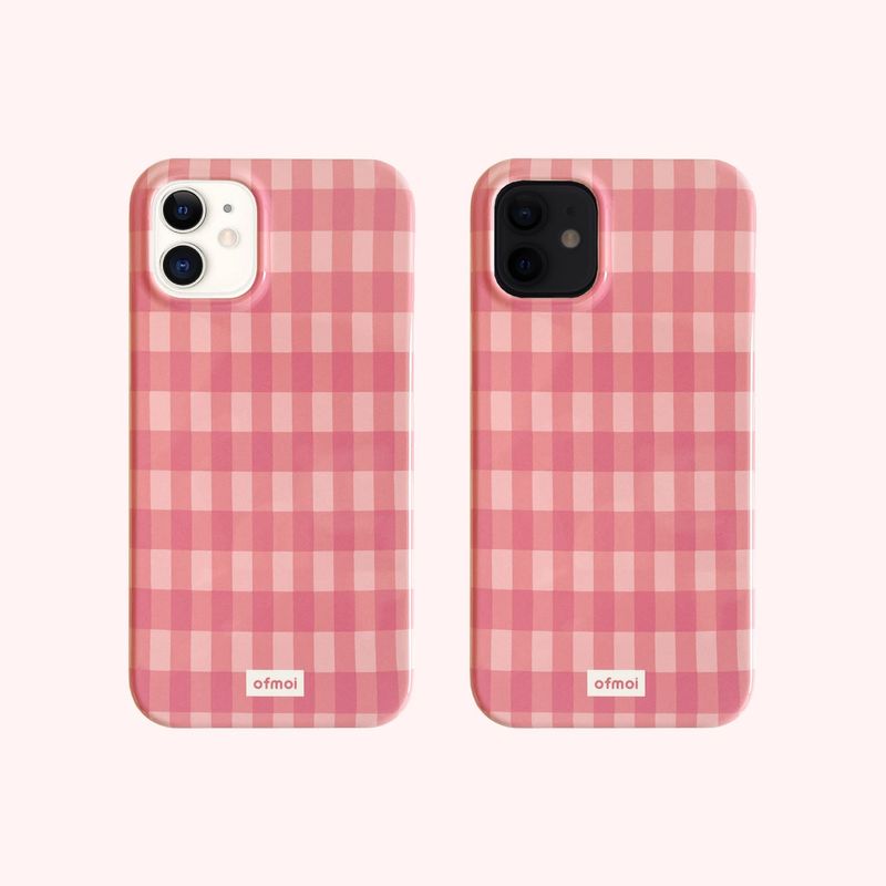 apple candy glossy hard phone case