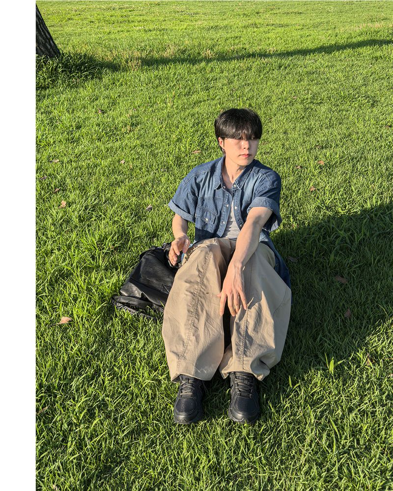 Traillin Cotton Seam One-Tuck Pants