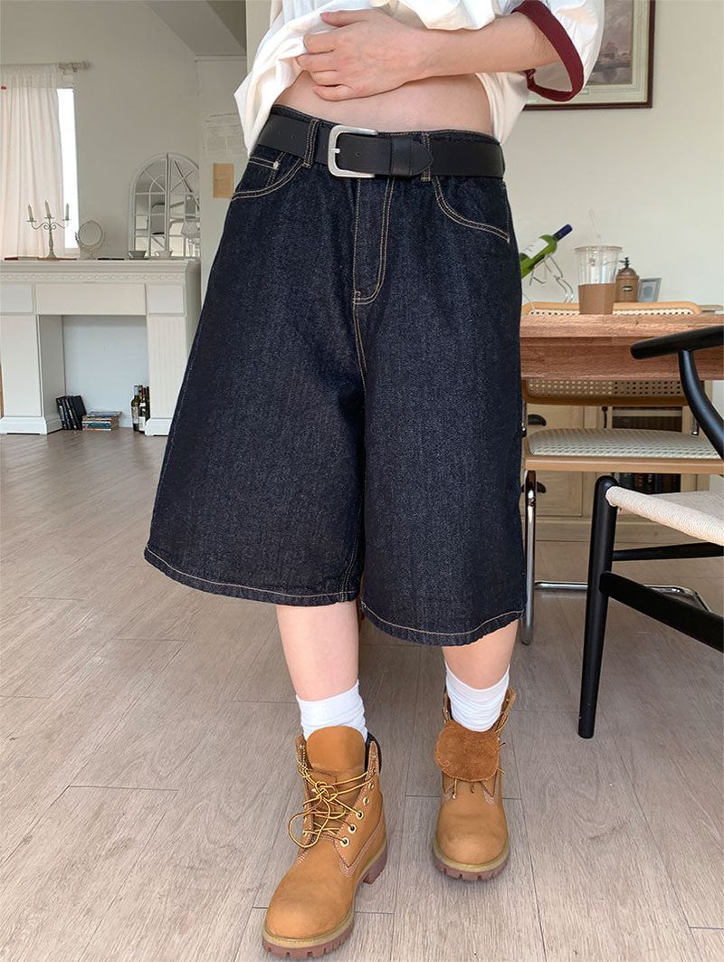 RAW BERMUDA JEANS