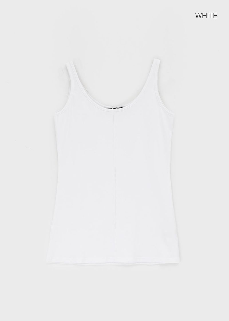 [MADE] Neko Pintuck Long Sleeveless Top