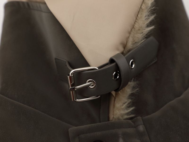 Oslo Faux Fur Collar Short Jacket