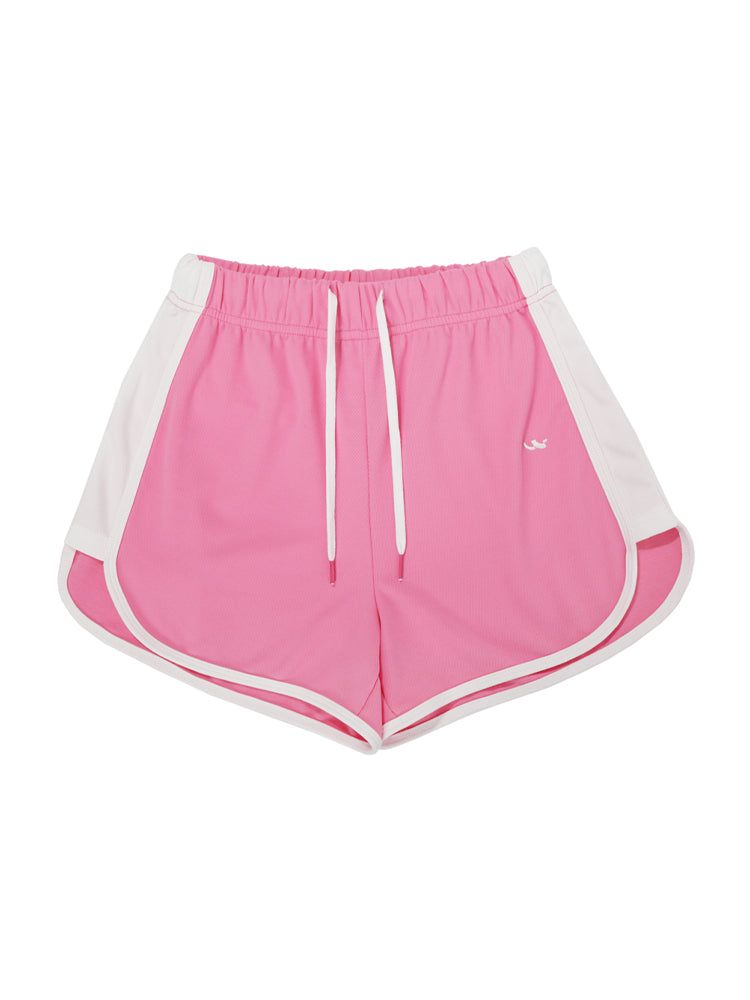 P1010 MESH DOLPHIN PANTS_PINK