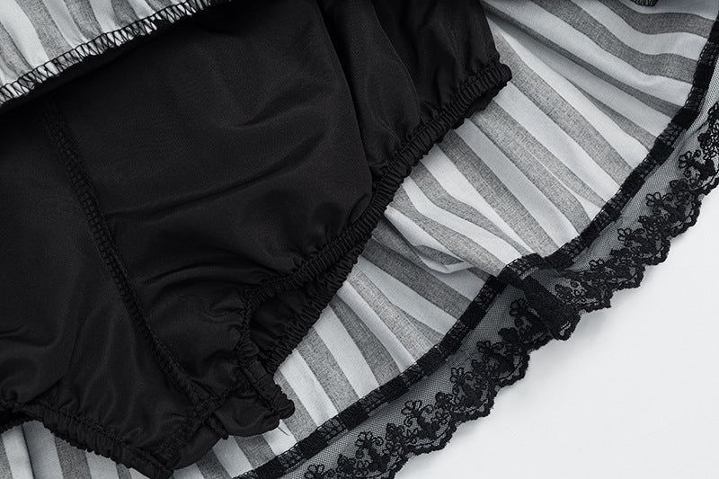 Violet Punk Ribbon Skirt
