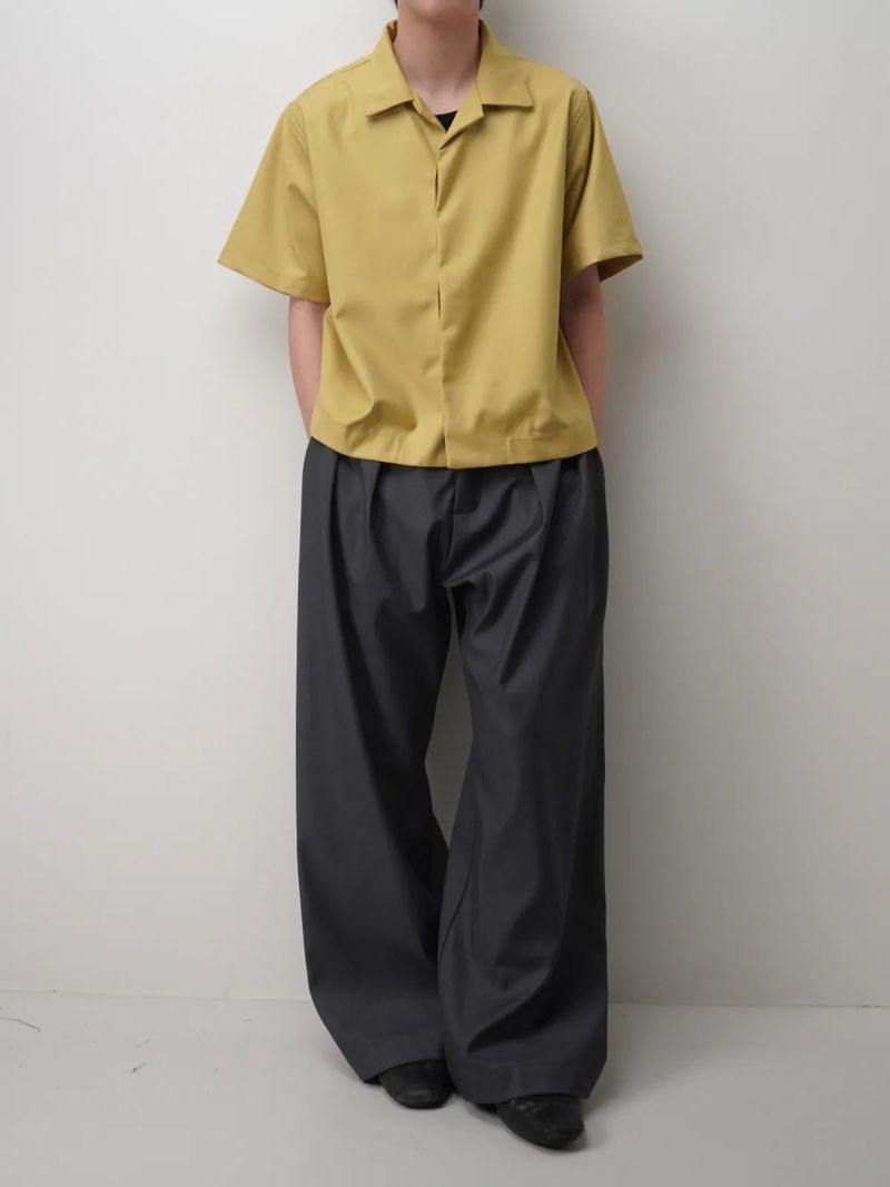 26SS TP1 Cropped Cuban Collar Shirt