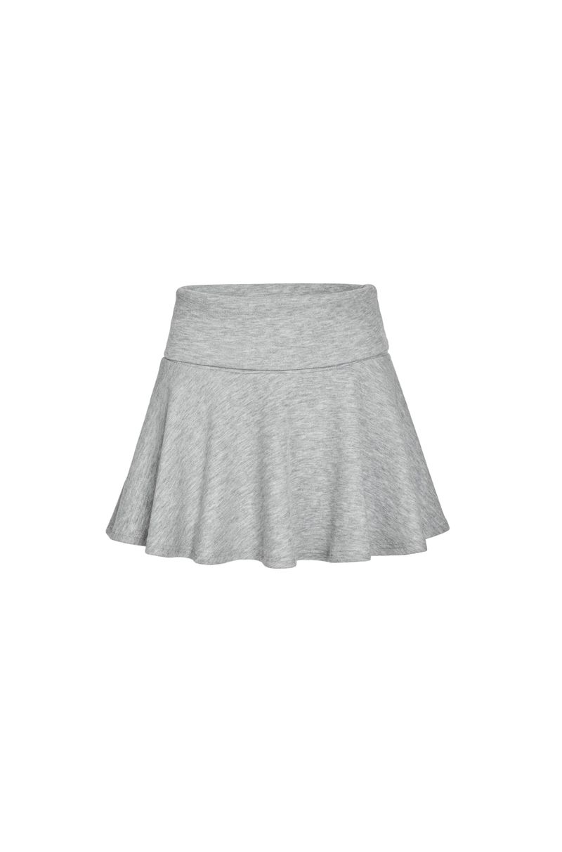 Innermuseum（インナーミュージアム）の「Knit mini flare skirt (GREY)（Skirts）」