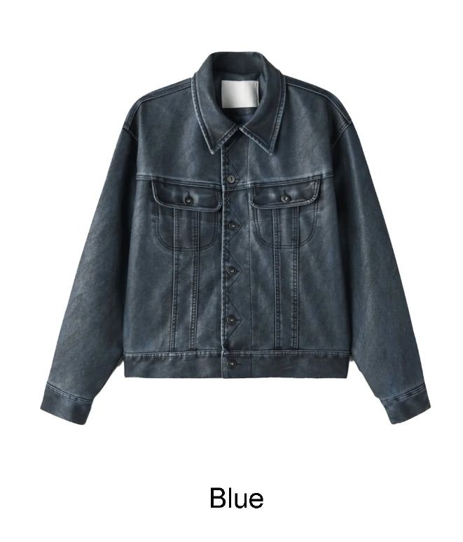Garment Leather Tracker Jacket