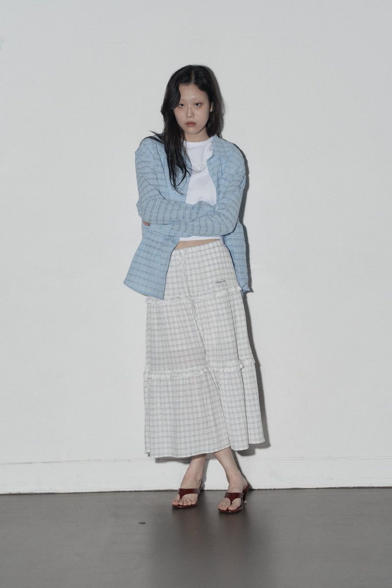 long cc skirt (white)