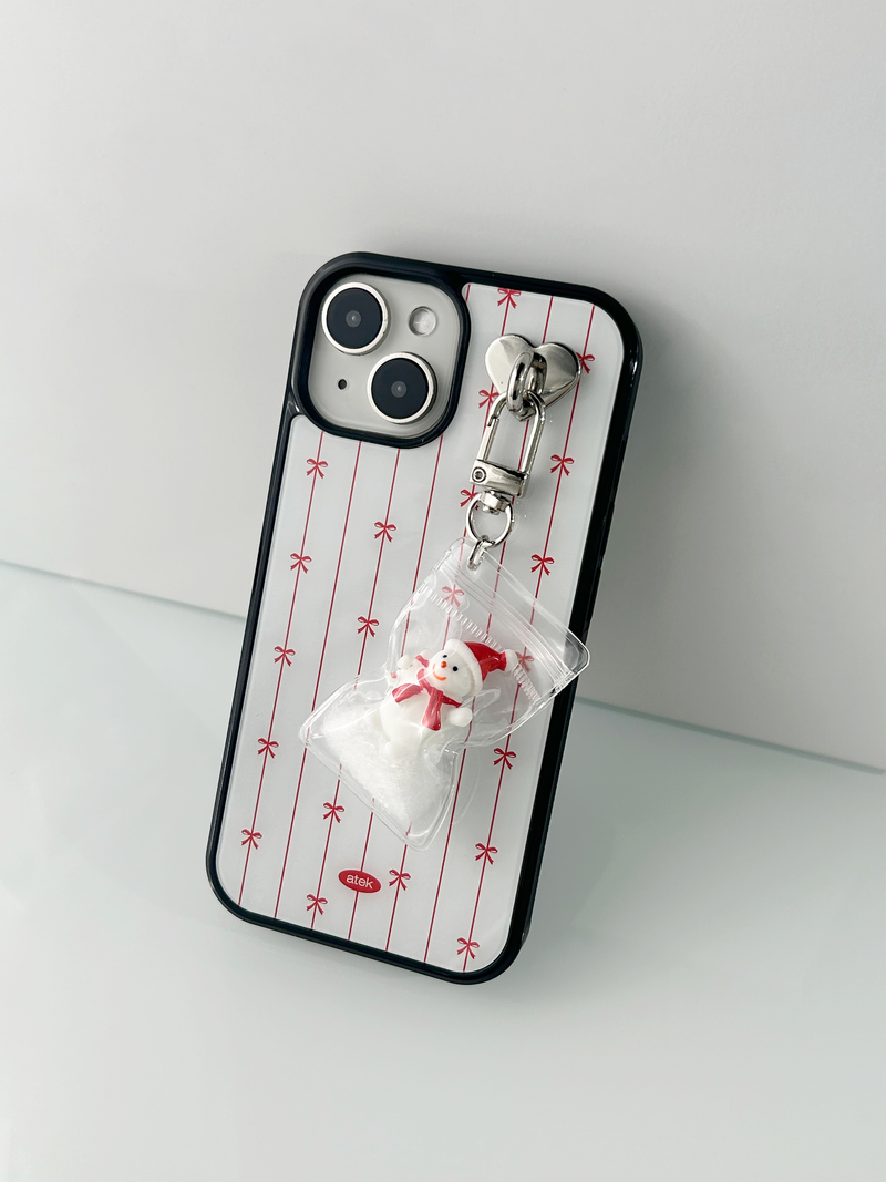 Snowman Pocket Keyring(3color)