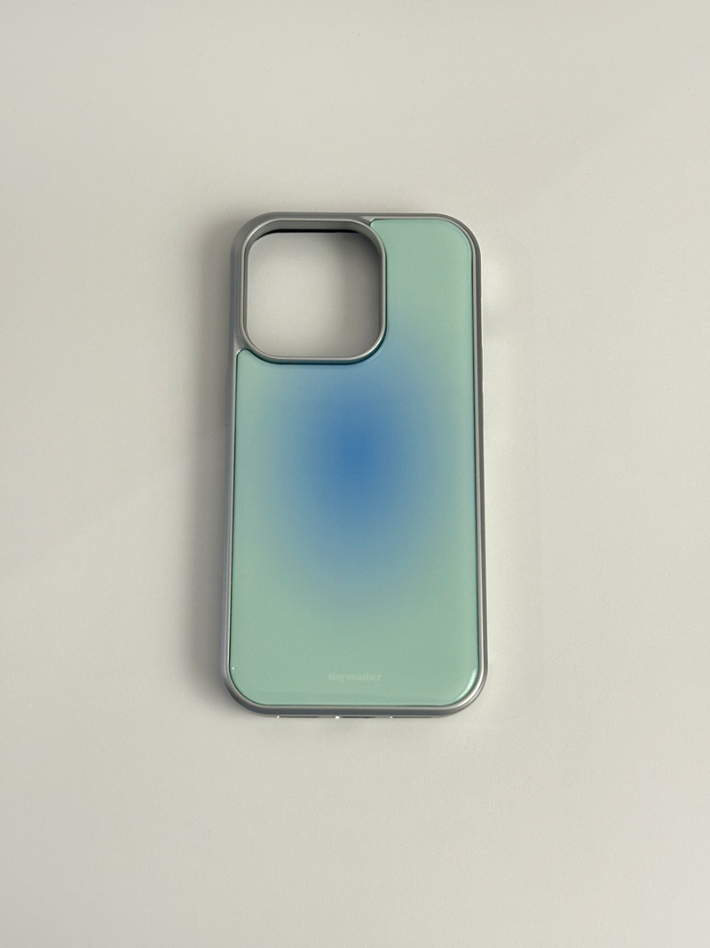 blush epoxy silver case-blue+green