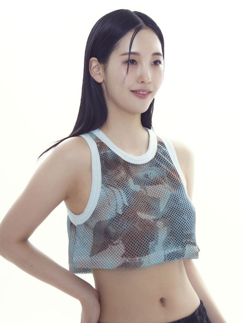 graphic mesh sleeveless croptop_skyblue