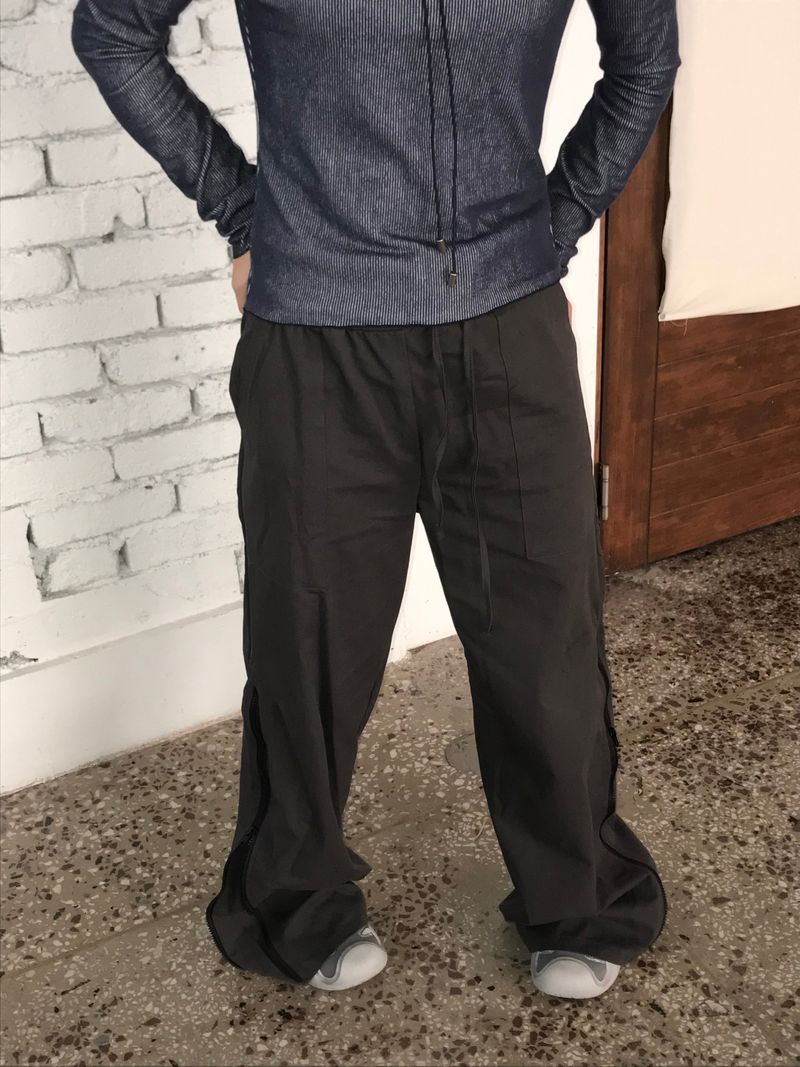 Nicole zipper banding pants