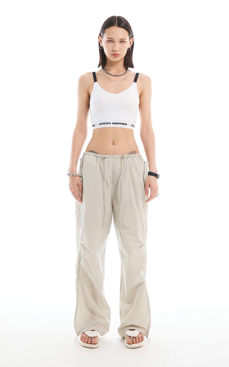HIDDEN BUTTON PANTS_ BEIGE