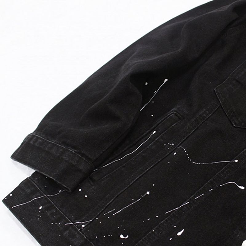 painting trucker jacket