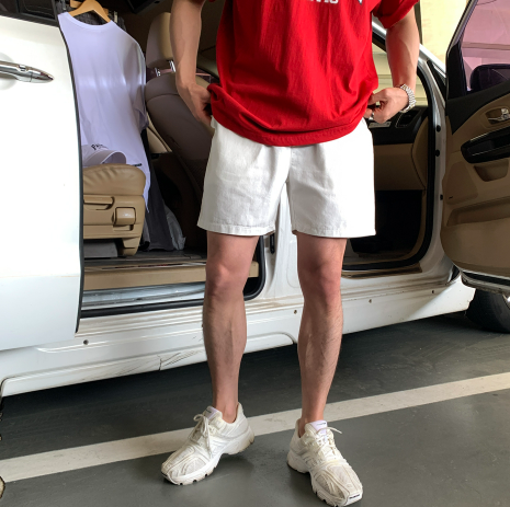 LOOKPLE（ルックプル）の「Liu Washing Cotton Banding Shorts（Pants）」