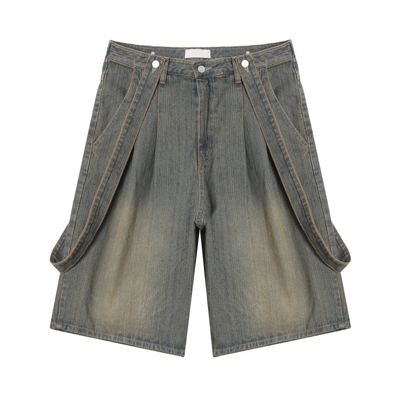 strap bermuda denim PT -2C