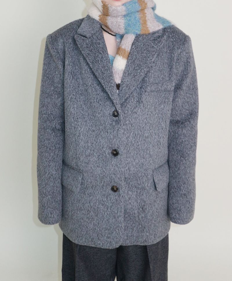 Winter Alpaca Formal Single Jacket (Wool Jacket) (Lining 2 Ounces)