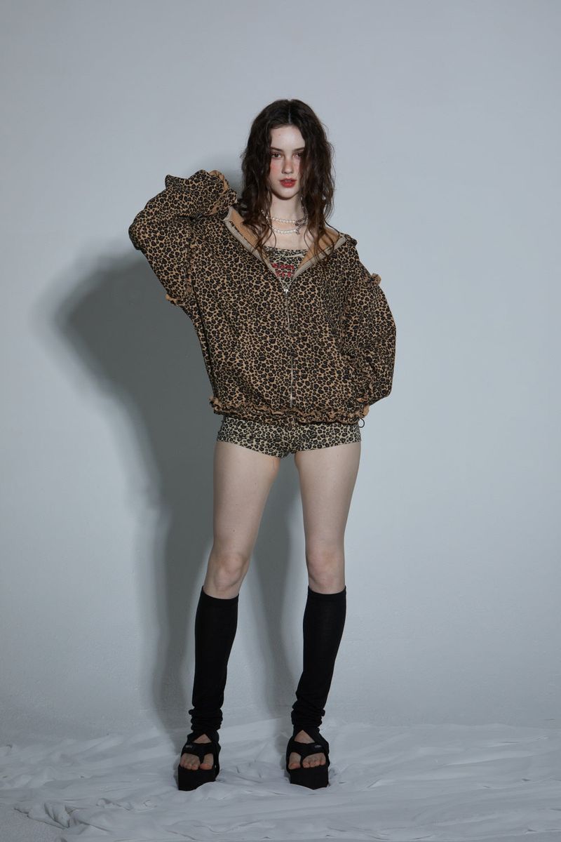 LEOPARD HOOD