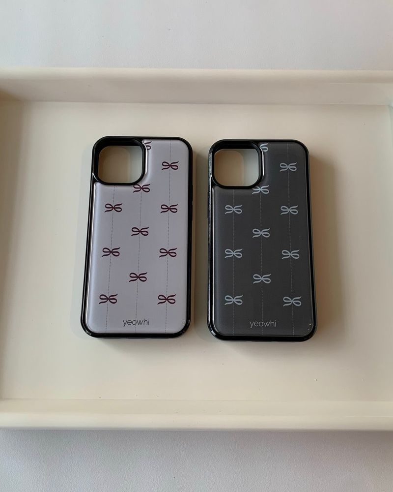 [MADE] mini logo dotted line epoxy bumper case_purple