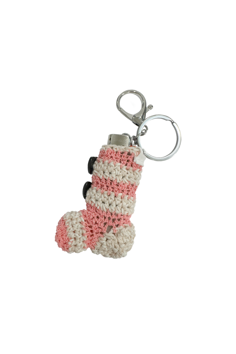 ST socks (lip balm/lighter) case key ring