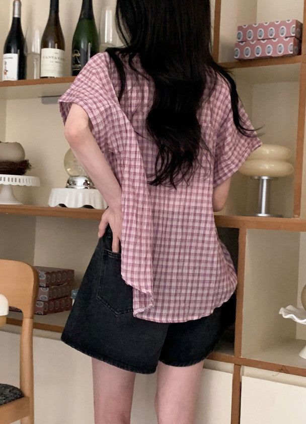 Double Belt Loop A-Line Denim Shorts (2color)