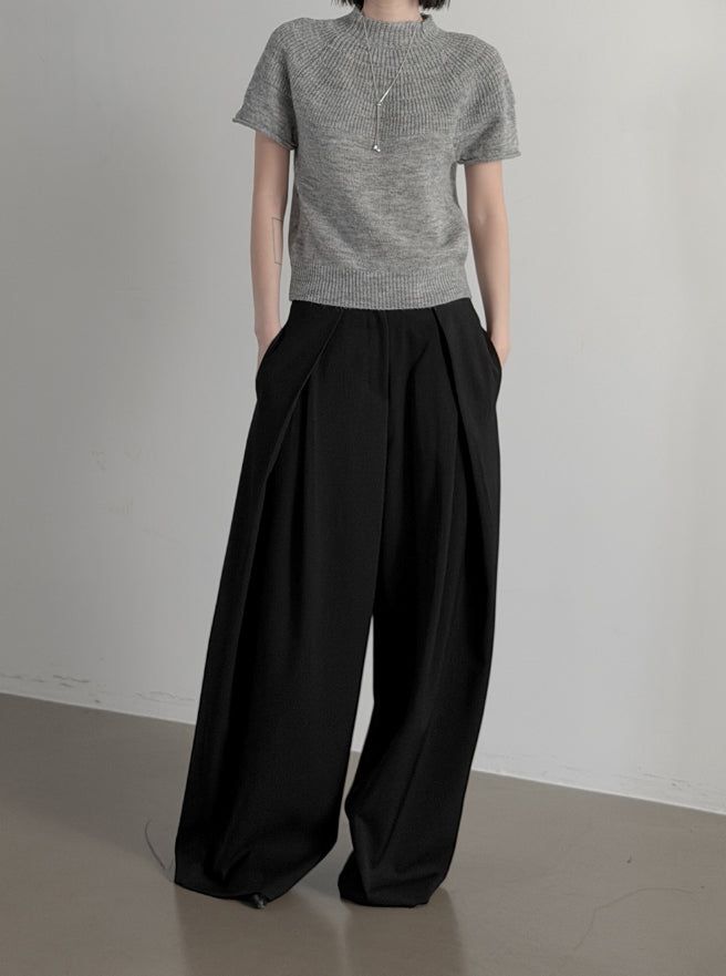 Zvel Inverted Pleated Slacks