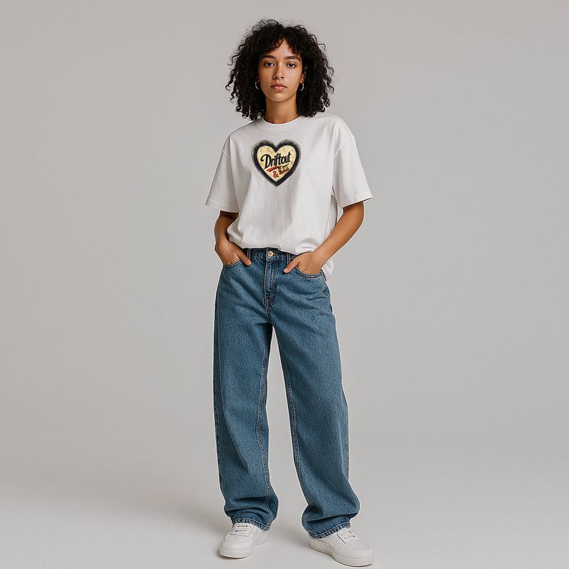 driftout(ドリフトアウト)の「Double LayerHeart T-Shirt (3color)(Tops)」