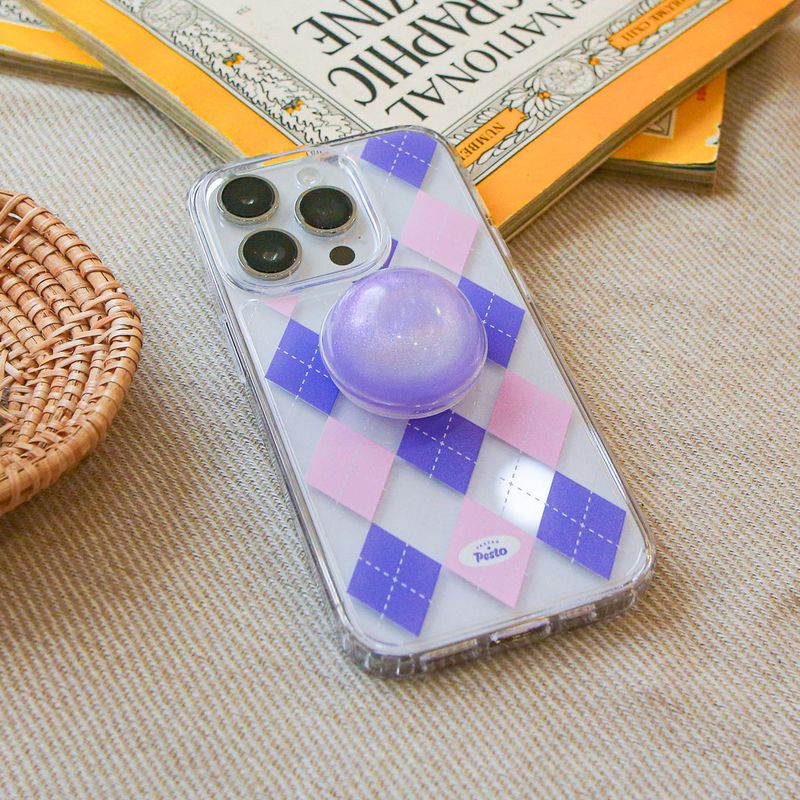 【MADE】Argyle Jelly hard Phone case