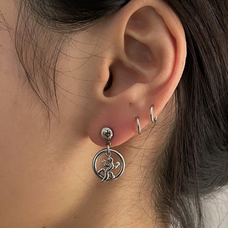 lizard ring earring