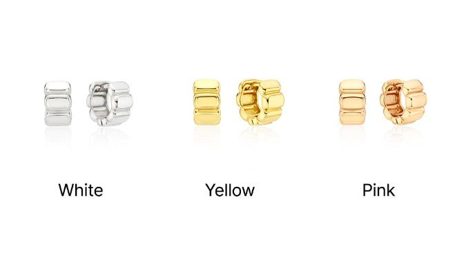 26SS★ Ice Block Silver One-Touch Earrings M