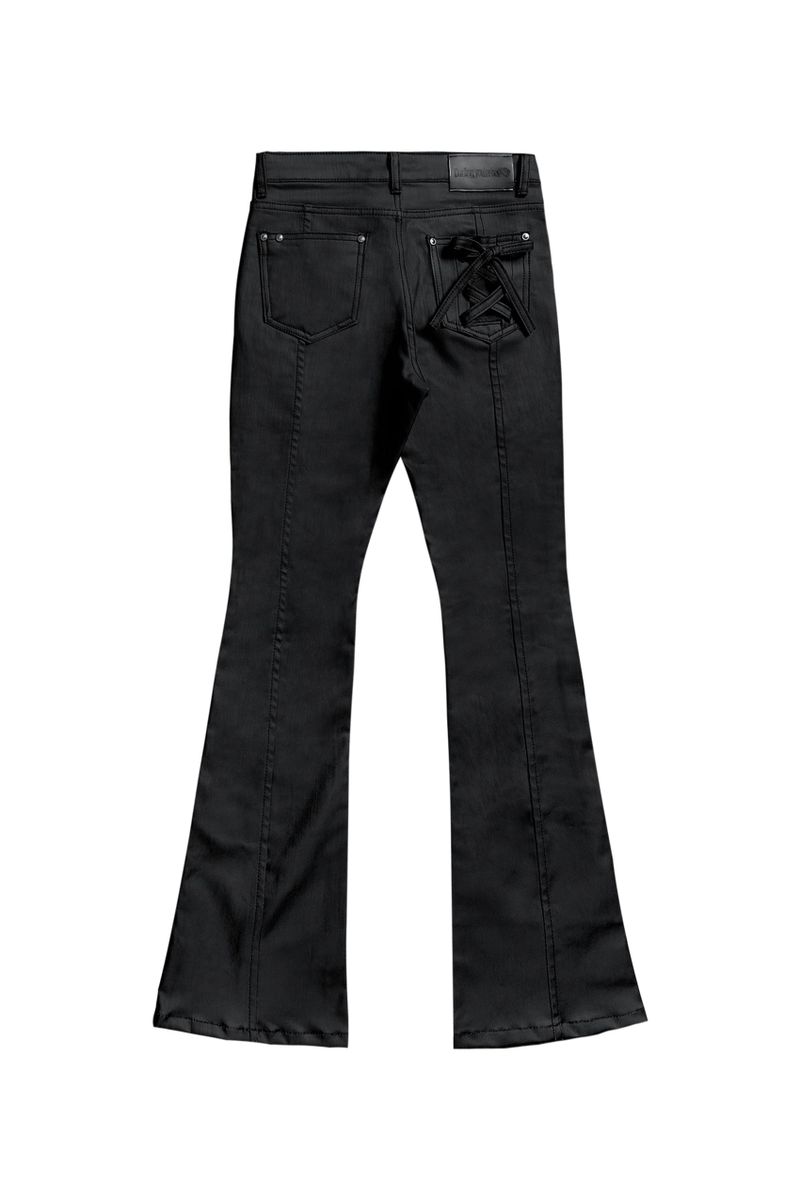 DARLING, YOU ARE BAD（YOU ARE BAD）の「COATED BLACK BOOTS CUT DENIM（Pants）」