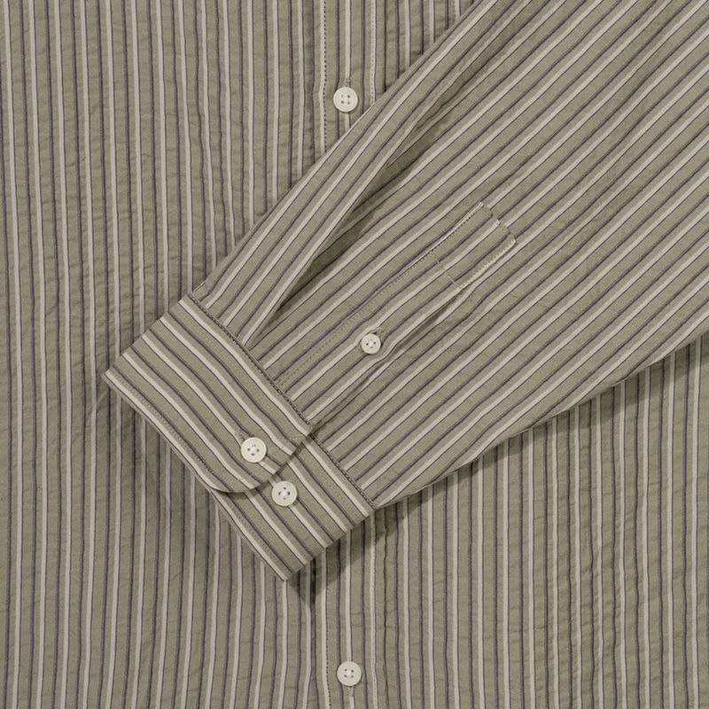 SY Relaxed Fit Seersucker Stripe Shirt (4C)