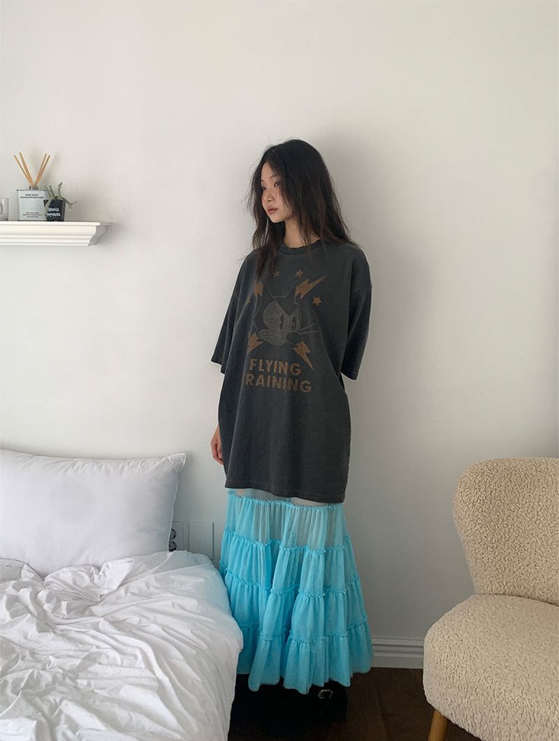 CANCAN LAYERED SKIRT DRESS (3C)