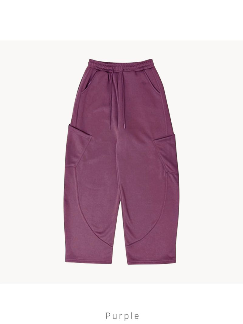 Pocket Curved Sweatpants