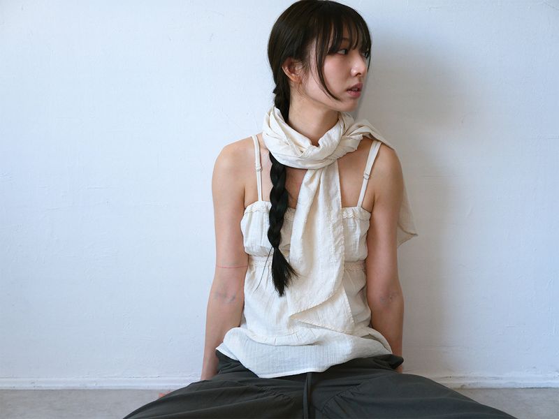 Aoi Scarf (Ivory)