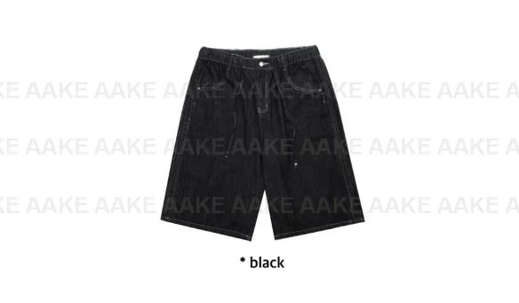 TRACK STITCH BERMUDA DENIM