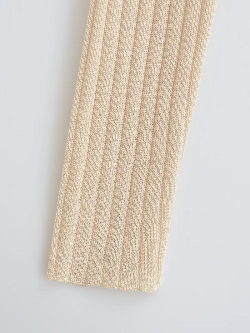 Rib Crop Bolero Cardigan