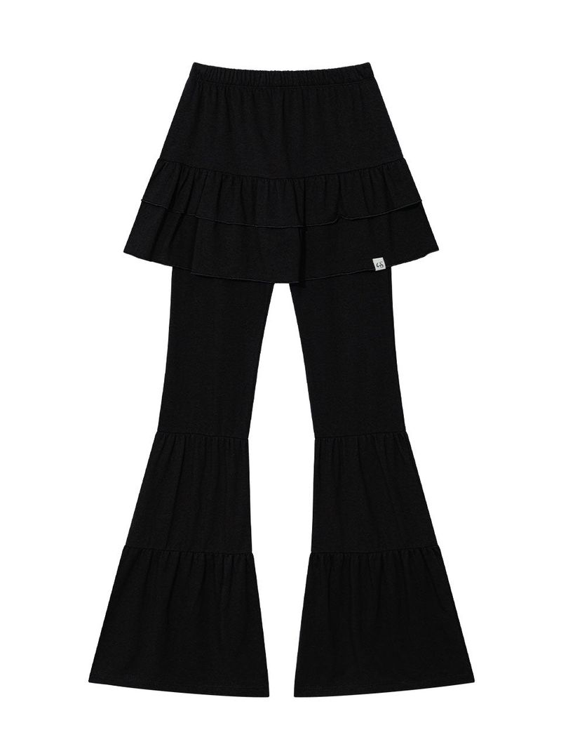 CANCAN SKIRT PANTS(BLACK)