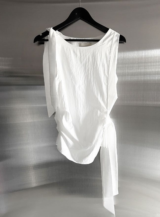 Notir Unbalanced Knot Blouse