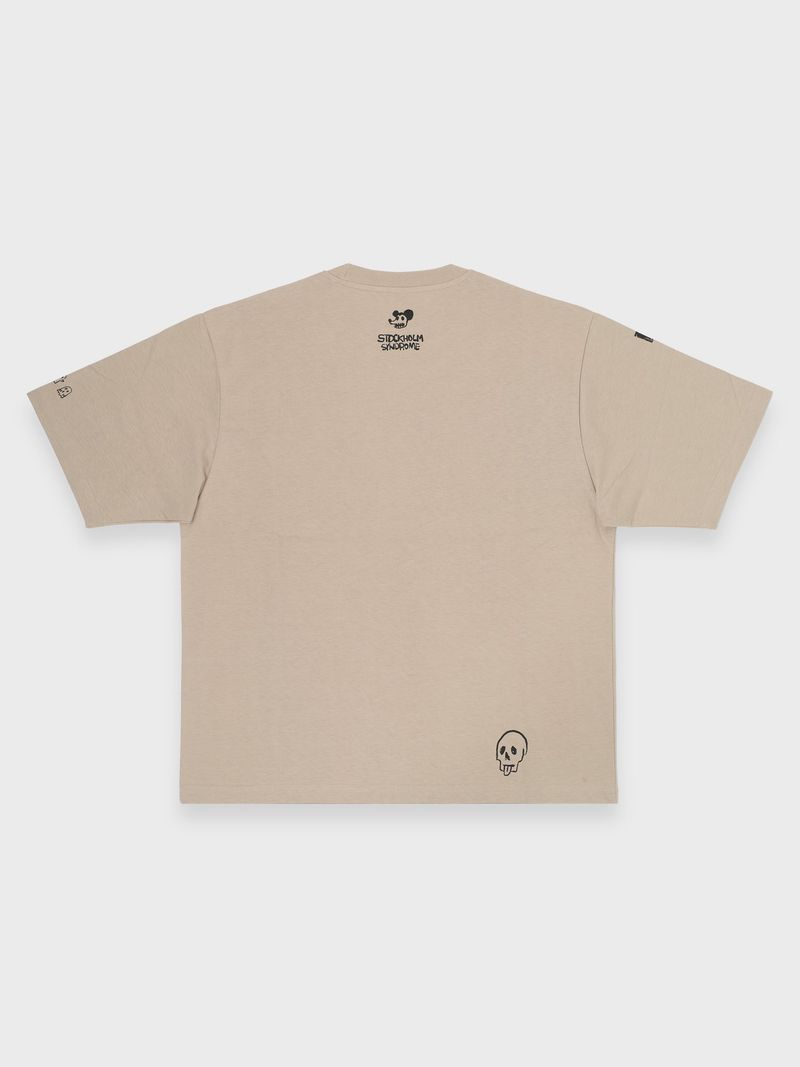 ドゥードゥルTシャツ - BEIGE