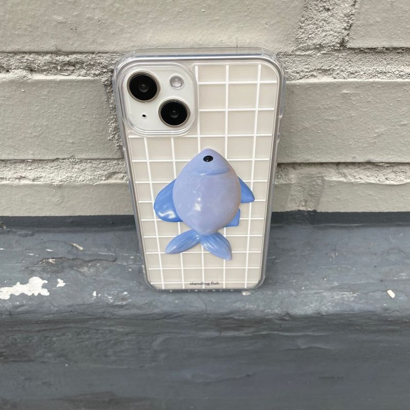 Fish Check Phone Case (jell hard)