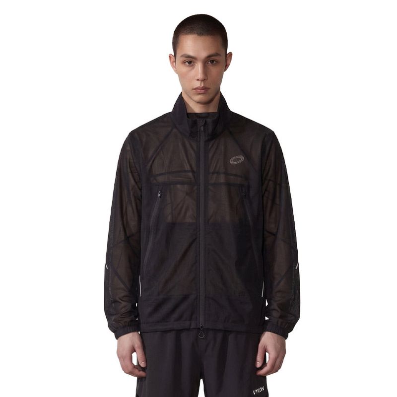 VYLON（ヴァイロン）の「VYLON Light Mesh Windbreaker Black（Jackets/Outerwear）」