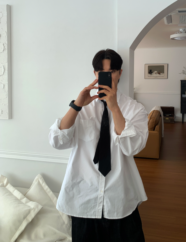  Urban Oxford Overfit Basic Shirt