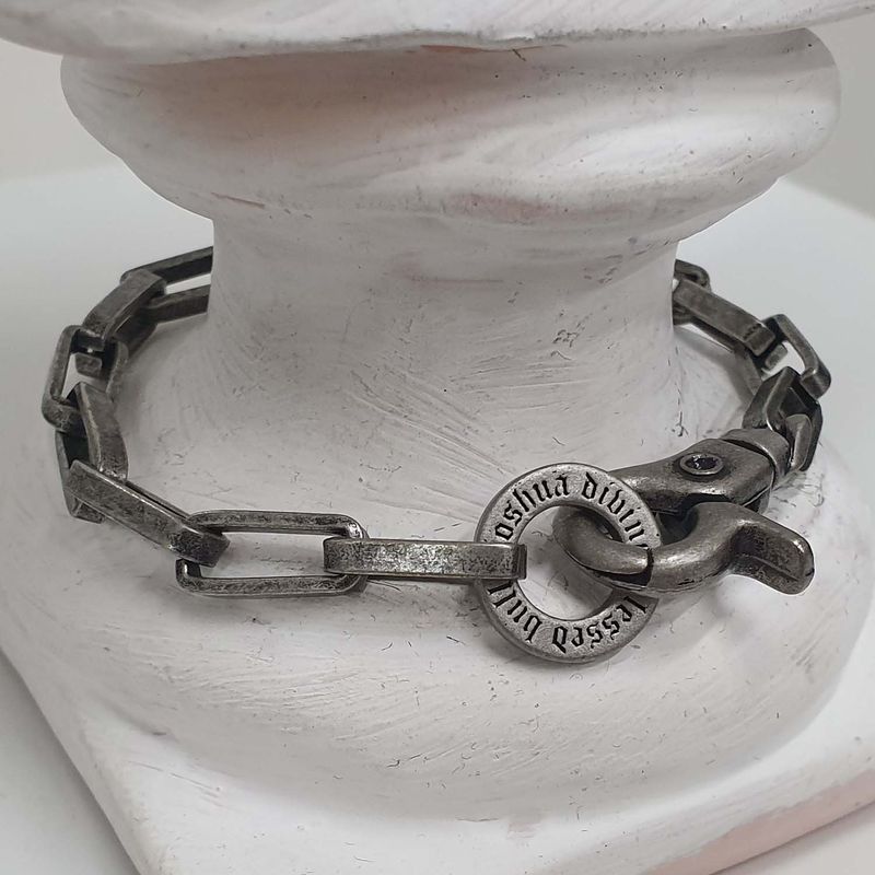 BLESSED BULLET（ブレスドブレット）の「[BLESSEDBULLET]6mm BOX chain bracelet_dark silver（Accessories）」