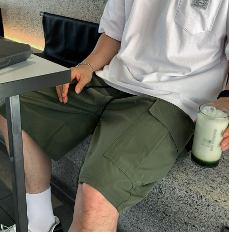 Kuiper Half Bermuda Nylon Cargo Shorts