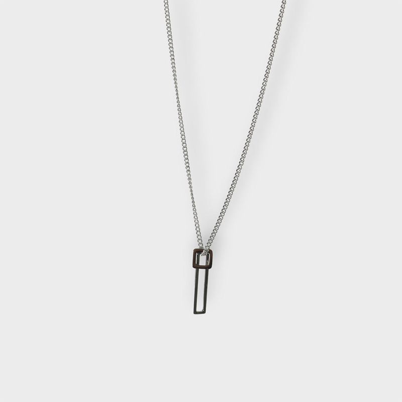 Double Square Necklace
