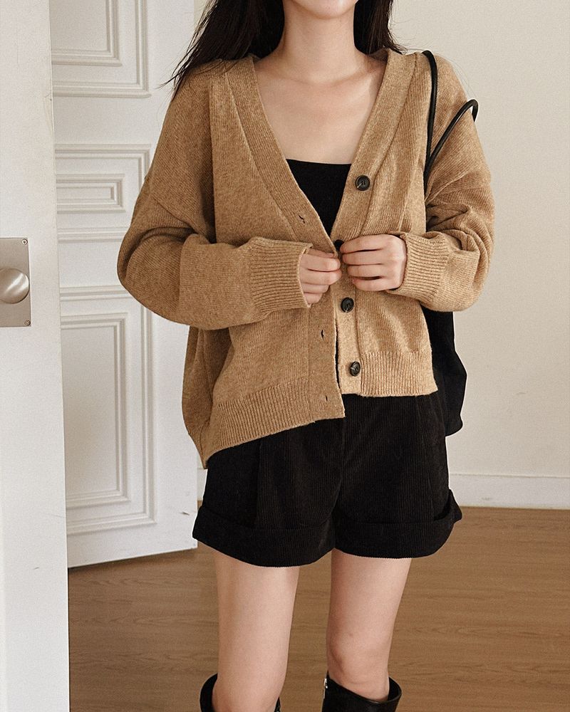 Aden V-knit cardigan