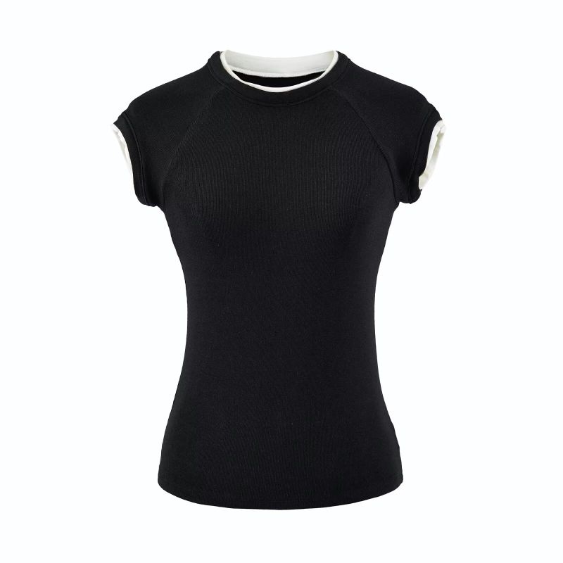 Cozy&Kitsch(コージーアンドキッチ)の「Mina Layered Trim Tee(Tops)」